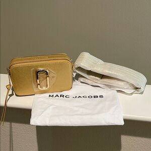 Marc Jacobs Gold Crossbody Bag